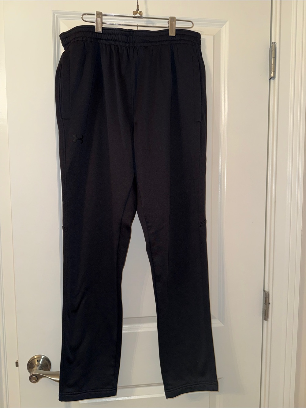 Under Armour Men's Knit Cold Gear Warm-Up Pants XL Black